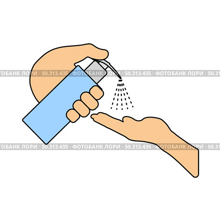 Dispenser Of Liquid Soap Icon. Editable Outline With Color Fill Design. Vector Illustration. Стоковая иллюстрация, агентство Ingram Publishing / Фотобанк Лори