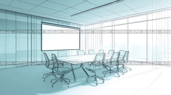 display expanding meeting room screen ai generated. Стоковое AI-изображение, AI-художник Vectorwin / Фотобанк Лори