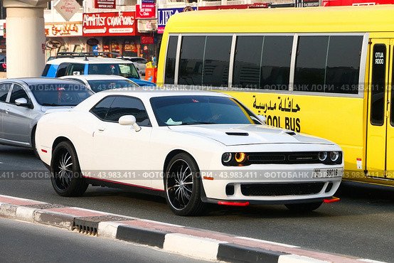 Dodge Challenger (2024 год). Редакционное фото, фотограф Art Konovalov / Фотобанк Лори