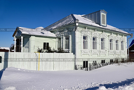 Дом-Музей Григория Распутина. Село Покровское. Тюменская область (2024 год). Редакционное фото, фотограф Александр Тараканов / Фотобанк Лори