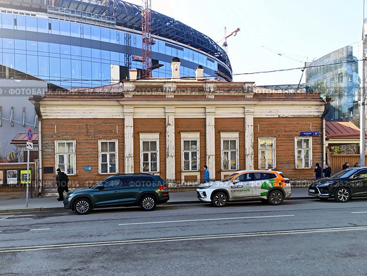 Дом-музей М. С. Щепкина по адресу Москва, улица Щепкина, 47, стр. 2. Россия. Редакционное фото, фотограф stargal / Фотобанк Лори