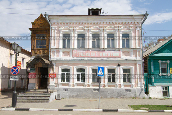 Дом в историческом центре города Городец (2014 год). Редакционное фото, фотограф Ален Лагута / Фотобанк Лори