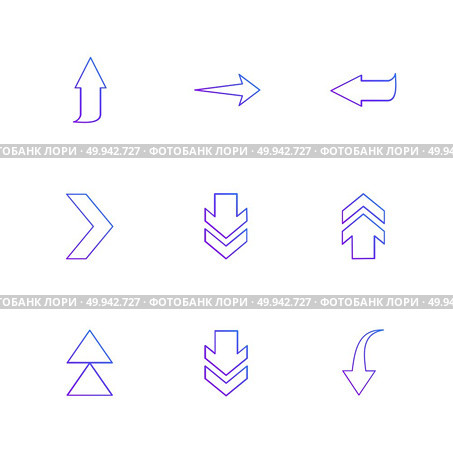 down , up ,  play , arrows , directions , left , right , pointer , download , upload , up , down , play , pause , foword , rewind , icon, vector, design,  flat,  collection, style, creative,  icons. Стоковая иллюстрация, агентство Ingram Publishing / Фотобанк Лори