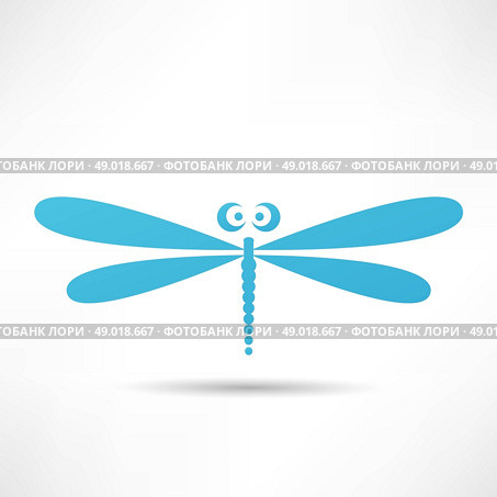 Dragonfly icon. Стоковая иллюстрация, агентство Ingram Publishing / Фотобанк Лори
