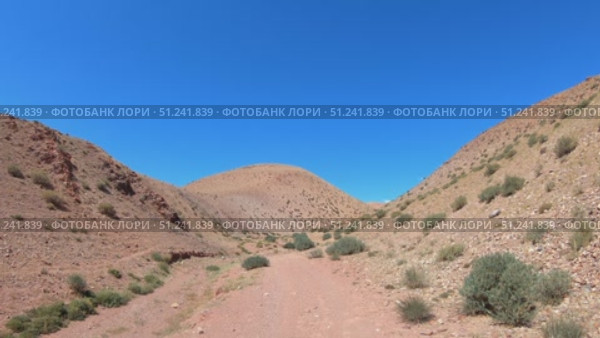 Driving along a country road in Altai desert and semi-desert environment. Стоковое видео, видеограф Сергей Пристяжнюк (Serg Zastavkin) / Фотобанк Лори