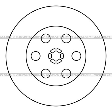 Drum of revolver russian roulette cylinder pistol handgun icon in circle round black color vector illustration image outline contour line thin style simple. Drum of revolver russian roulette cylinder pistol handgun icon in circle round black color vector illustration image outline contour line thin style. Стоковая иллюстрация, агентство Ingram Publishing / Фотобанк Лори