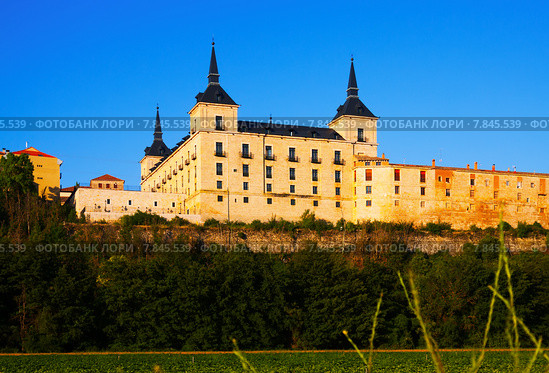 Ducal palace in Lerma, Province of Burgos. Spain. Стоковое фото, фотограф Яков Филимонов / Фотобанк Лори