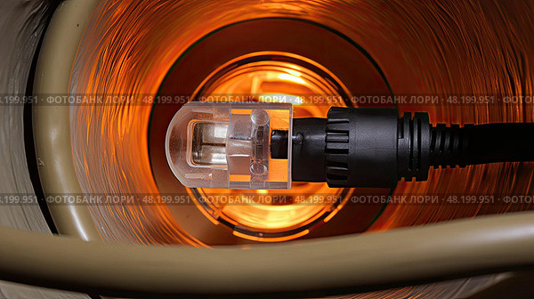 duct electrical cable in ducts ai generated. Стоковое AI-изображение, AI-художник Vectorwin / Фотобанк Лори