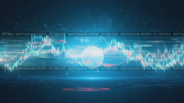 Dynamic representation of financial trends through innovative digital techniques and data visualization. Стоковое AI-видео, аниматор Данила Большаков / Фотобанк Лори