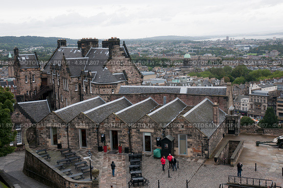 Эдинбургский замок (англ. Edinburgh Castle) (2009 год). Редакционное фото, фотограф Ирина Фирсова / Фотобанк Лори