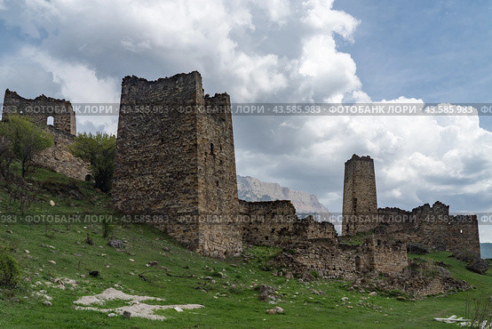 Эгикхал. Село в Ингушетии. (2024 год). Стоковое фото, фотограф Константин Яковлев / Фотобанк Лори