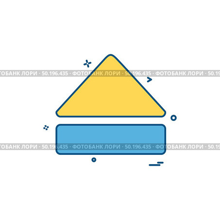 Eject icon design vector . Стоковая иллюстрация, агентство Ingram Publishing / Фотобанк Лори