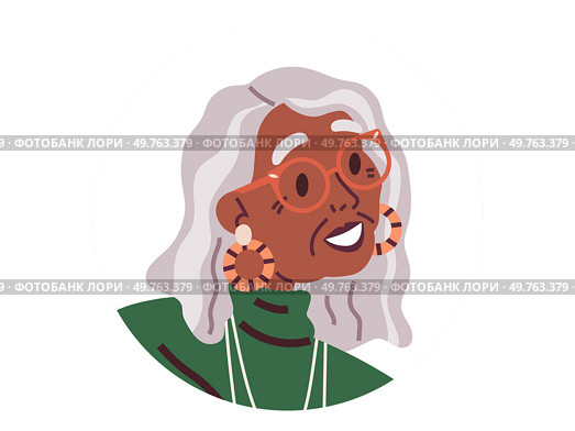 Elderly people vector illustration. Active elderly individuals engage in various physical and mental activities Activity and engagement are key to healthy aging for elderly Aging is natural process. Elderly people. The face elderly person tells story life well lived. Стоковая иллюстрация, агентство Ingram Publishing / Фотобанк Лори