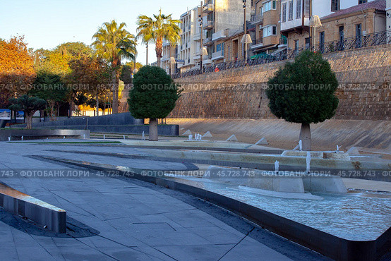 Eleftheria Square, Nicosia, Cyprus. Eleftheria Square (Liberty Square) is the main square in central Nicosia. Редакционное фото, фотограф Светлана Брайман / Фотобанк Лори