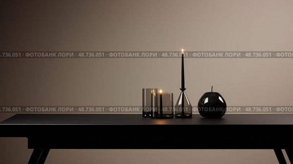 elegance minimal table ai generated. Стоковое AI-изображение, AI-художник Vectorwin / Фотобанк Лори