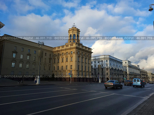 Эстетика наследия зданий в Минске. Редакционное фото, фотограф Андрей Лазовский / Фотобанк Лори