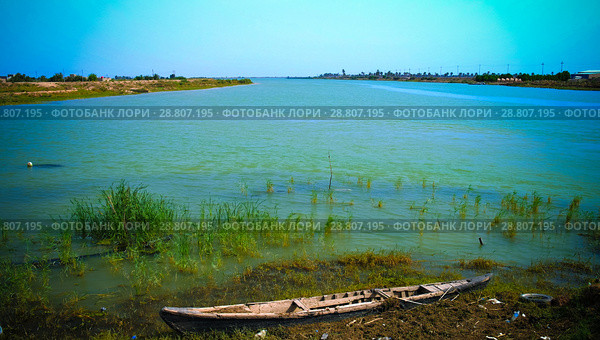 Euphrates and Tigris confluence. Стоковое фото, фотограф Сергей Майоров / Фотобанк Лори