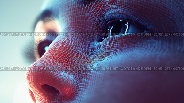 evolution shifting human face ai generated. Стоковое AI-изображение, AI-художник Vectorwin / Фотобанк Лори