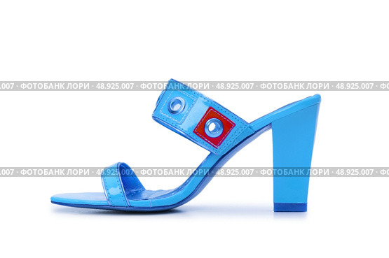 Female shoes on white background. Стоковое фото, агентство Ingram Publishing / Фотобанк Лори