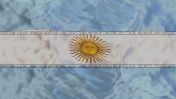 Флаг Аргентины анимированный (Argentina flag animated) Стоковая анимация, аниматор Александр Гусев / Фотобанк Лори