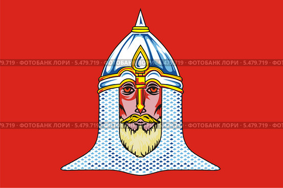 Флаг Головинского района. Стоковая иллюстрация, иллюстратор VectorImages / Фотобанк Лори