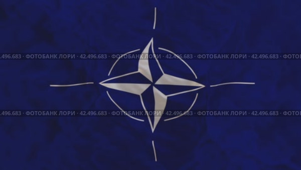 Флаг НАТО анимированный (animated NATO flag) Стоковая анимация, аниматор Александр Гусев / Фотобанк Лори