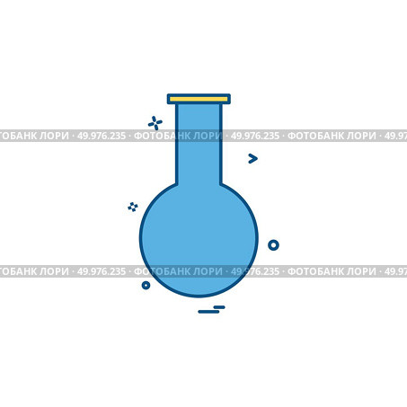 `Flask icon design vector . Стоковая иллюстрация, агентство Ingram Publishing / Фотобанк Лори