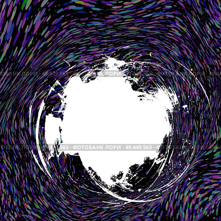 Frame in the middle of a colorful abstract background, vector. Vector colorful background with frame. Стоковая иллюстрация, агентство Ingram Publishing / Фотобанк Лори