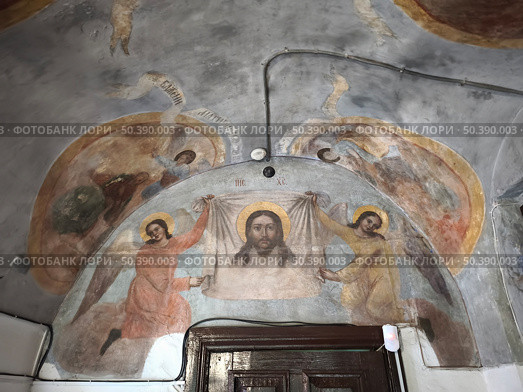 Фреска в церкви Димитрия на Крови, Углич. Редакционное фото, фотограф Мария Сергеева / Фотобанк Лори