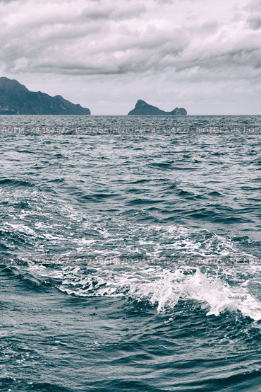 from a boat  in  philippines  snake island near el nido palawan beautiful panorama coastline sea and rock . Стоковое фото, агентство Ingram Publishing / Фотобанк Лори