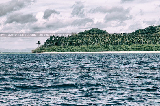 from a boat  in  philippines  snake island near el nido palawan beautiful panorama coastline sea and rock . Стоковое фото, агентство Ingram Publishing / Фотобанк Лори