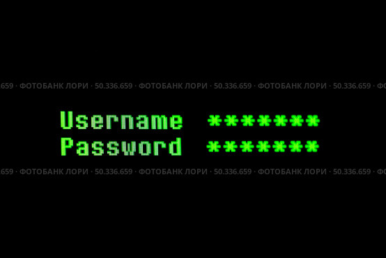 front view username password. Стоковое фото, агентство Ingram Publishing / Фотобанк Лори