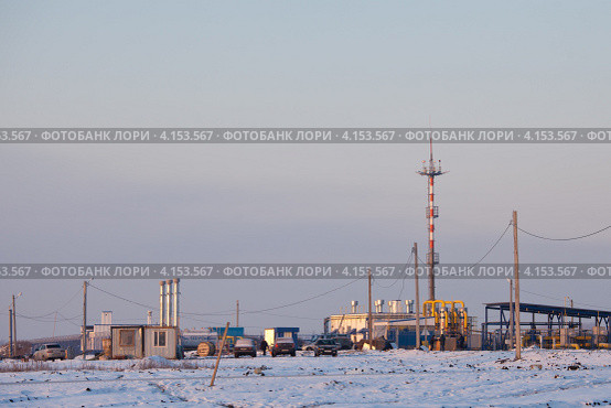 Газораспределительная станция (2012 год). Редакционное фото, фотограф Донцов Евгений Викторович / Фотобанк Лори