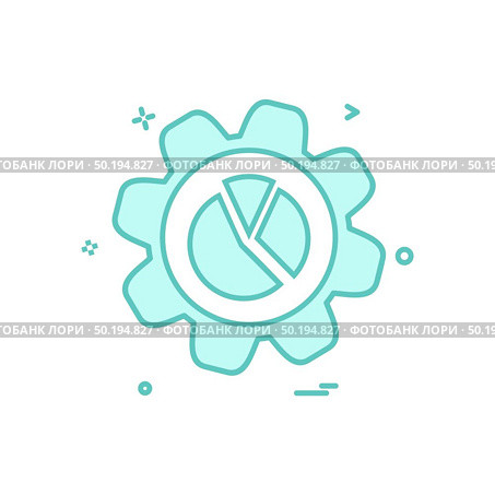 Gear icon design vector. Стоковая иллюстрация, агентство Ingram Publishing / Фотобанк Лори