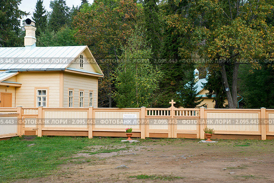 Гефсиманский скит. Келейный корпус. Валаам (2009 год). Стоковое фото, фотограф Александр Щепин / Фотобанк Лори