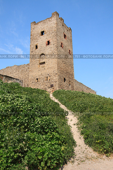 Генуэзская крепость Каффа (XIV в.). Феодосия. Крым (2009 год). Стоковое фото, фотограф Роман Рожков / Фотобанк Лори