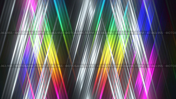 Geometric pattern of stripes intersected by iridescent prism. Стоковая иллюстрация, иллюстратор David Kashakhi / Фотобанк Лори