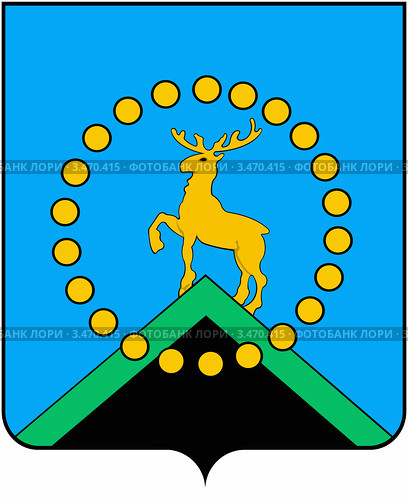 Герб города Оленегорска. Мурманская область. Стоковая иллюстрация, иллюстратор Владимир Макеев / Фотобанк Лори