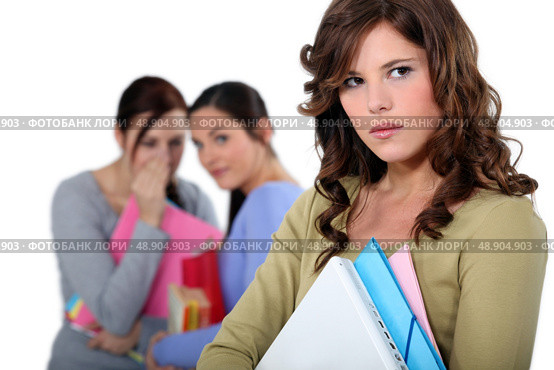 Girl being bullied. Стоковое фото, агентство Ingram Publishing / Фотобанк Лори