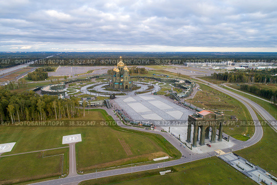 Главный храм Вооруженных сил РФ в парке «Патриот» (2022 год). Стоковое фото, фотограф Геннадий Соловьев / Фотобанк Лори