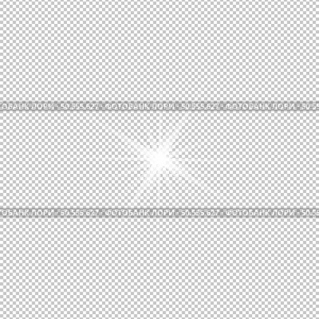 Glowing Glare Star Icon. Vector illustration. Стоковая иллюстрация, агентство Ingram Publishing / Фотобанк Лори