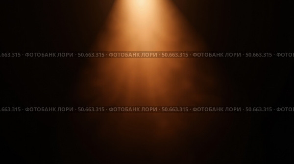 God rays in bright orange hue emanating from single source, illuminating dark stage, creating powerful dramatic effect, theater, artistic events, concerts, performances, presentation. Стоковое AI-изображение, AI-художник Павел Муравьев / Фотобанк Лори