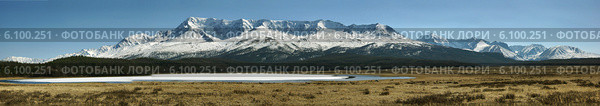 Горный Алтай, Северо-чуйский хребет, Курайская степь (2014 год). Стоковое фото, фотограф макаров виктор / Фотобанк Лори
