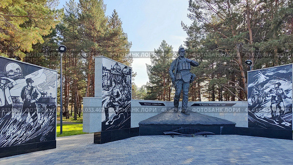 Город Кемерово. Мемориал "Дважды победители" Редакционное фото, фотограф Цибаев Алексей / Фотобанк Лори