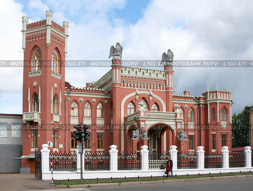 Город Киров, старинное здание - особняк Булычева (2006 год). Стоковое фото, фотограф Солодовникова Елена / Фотобанк Лори