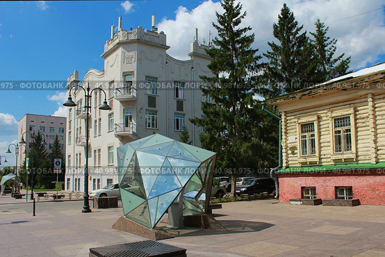 Город Омск, пешеходная улица Чокана Валиханова (2023 год). Редакционное фото, фотограф Виктор Топорков / Фотобанк Лори