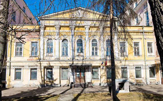 Городская усадьба А. А. Морозова - Н. А. Алексеева. Улица Александра Солженицына, дом 27. Москва. Россия. Редакционное фото, фотограф E. O. / Фотобанк Лори