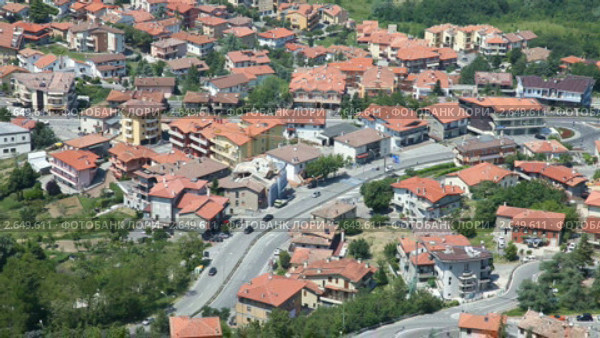 Городской пейзаж. Сан-Марино (2011 год). Стоковое видео, видеограф Алексей Кузнецов / Фотобанк Лори