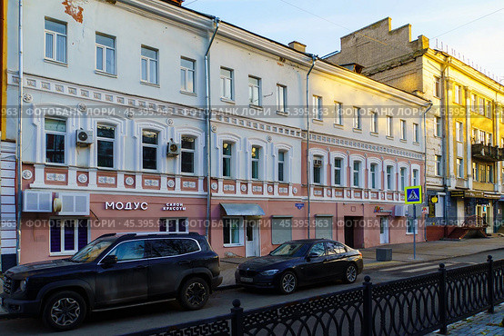 Городской пейзаж. Утро. Тверь. Редакционное фото, фотограф Владимир Шибаев / Фотобанк Лори