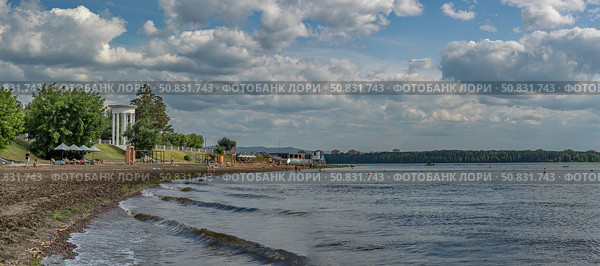 Городской пляж. город Железногорск, Красноярский край, Редакционное фото, фотограф Анатолий Володин / Фотобанк Лори